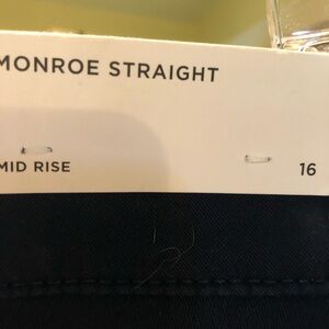Monroe Straight Mid Rise Loft Pants